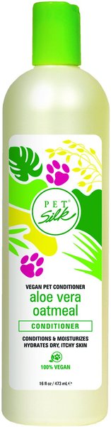 Pet Silk Vegan Aloe Vera Oatmeal Dog & Cat Conditioner, 16-oz bottle slide 1 of 1