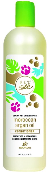 Pet Silk Vegan Moroccan Argan Oil Dog & Cat Conditioner, 16-oz bottle slide 1 of 1