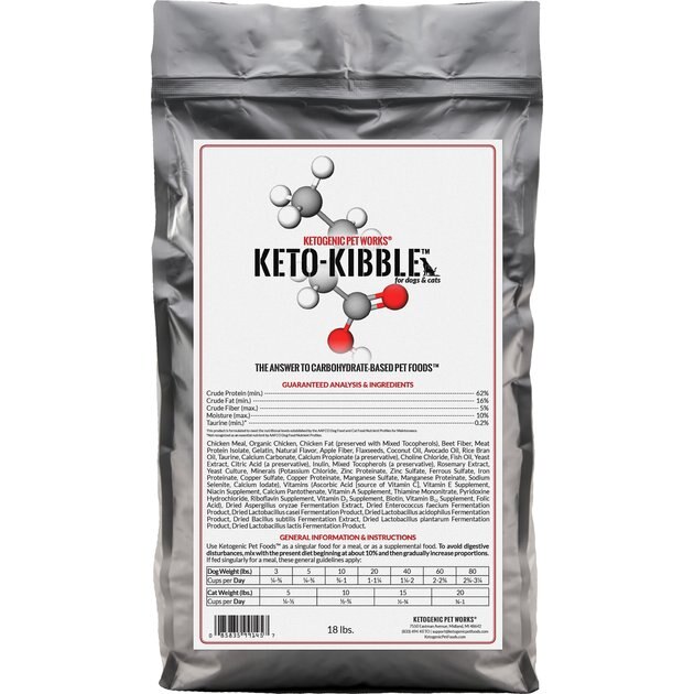 KETOGENIC PET FOOD Keto Kibble Dog & Cat Dry Food, 18-lb bag - Chewy.com