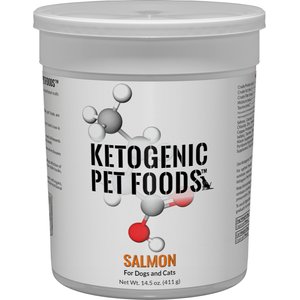 Ketogenic Pet Food Keto Salmon Freeze-Dried Dog & Cat Food, 14.5-oz canister