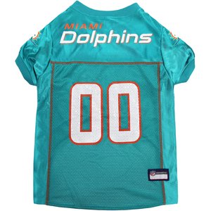 Pets First NFL Dog & Cat Jersey, Miami Dolphins, Large