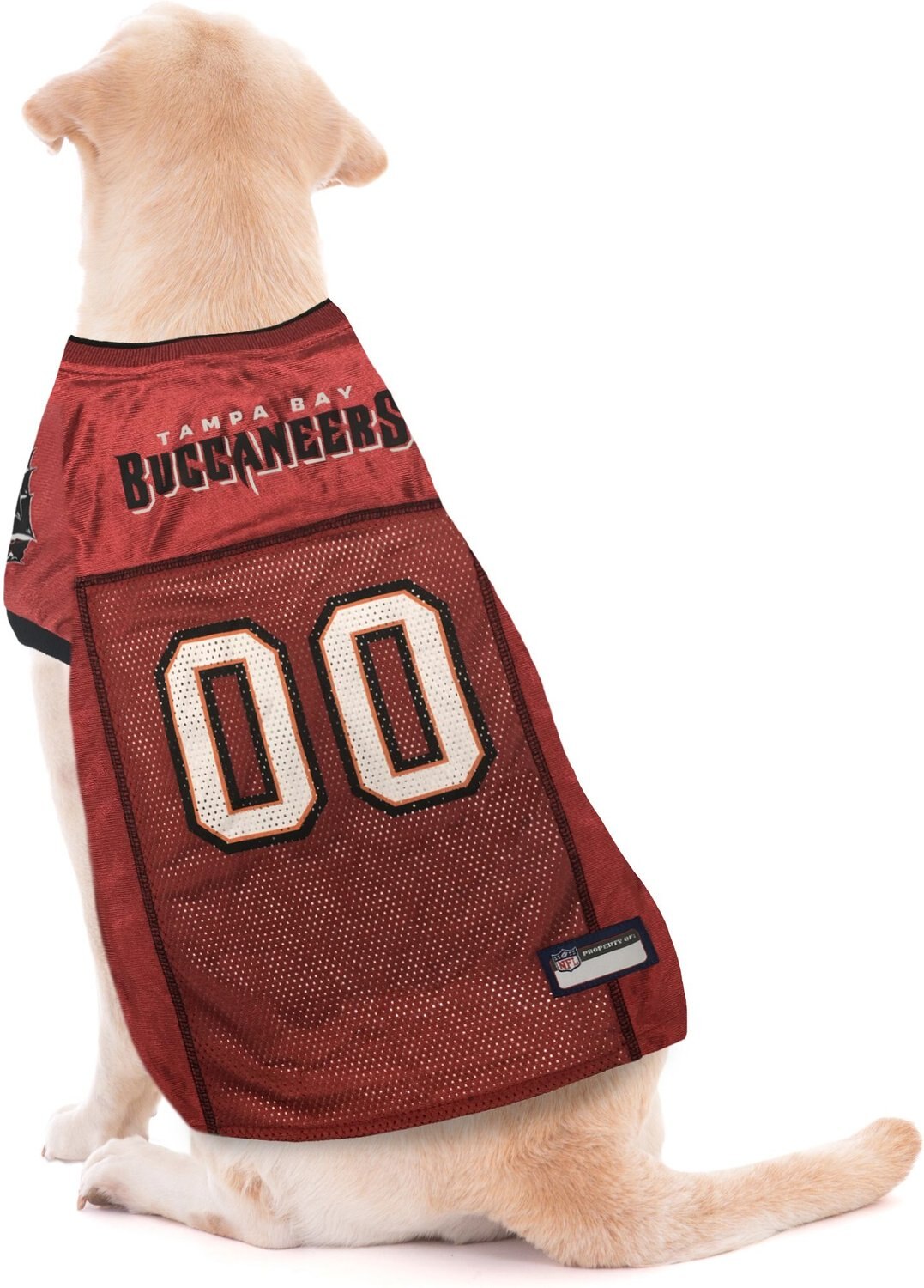PETS FIRST NFL Dog Jersey, Tampa Bay Buccaneers, Medium