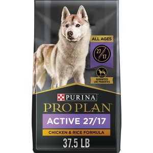 Purina Pro Plan Active 27/17 Chicken & Rice Formula Dry Dog Food, 37.5-lb bag