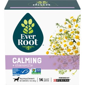 EverRoot Calming + Chamomile Liquid Dog Supplement, 0.5-oz, case of 14