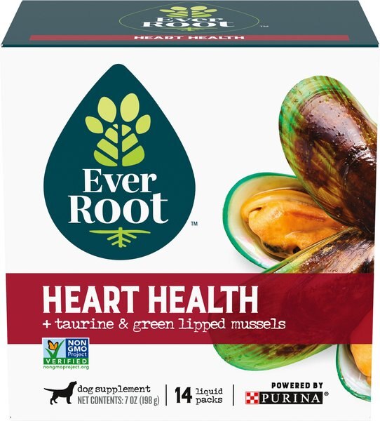 EverRoot by Purina Heart Health + Taurine & Green Lipped Mussels Liquid Dog Supplement, 0.5-oz, case of 14 slide 1 of 10