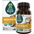 EverRoot Brain Health + Coconut Oil Chewable Tablets Dog Supplement, 60 count