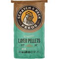 Scratch & Peck Feeds Organic Layer 16% Pellets Chicken Food, 25-lb bag