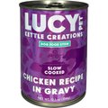 Lucy Pet Products Kettle Creations Chicken Recipe in Gravy Wet Dog Food, 12.5-oz can, case of 12