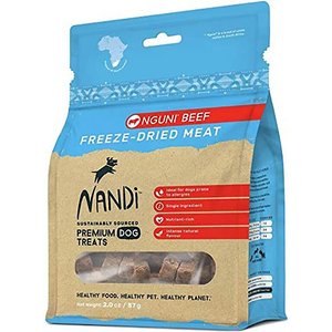 Nandi Nguni Beef Freeze-Dried Dog Treats, 2-oz bag