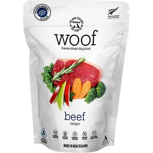 The New Zealand Natural Pet Food Co. Woof Beef Recipe Grain-Free Freeze-Dried Dog Food, 42-oz bag
