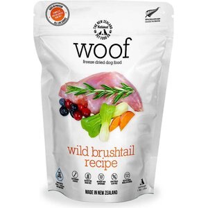 The New Zealand Natural Pet Food Co. Woof Wild Brushtail Recipe Grain-Free Freeze-Dried Dog Food, 42-oz bag