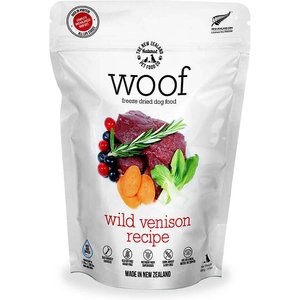 The New Zealand Natural Pet Food Co. Woof Wild Venison Recipe Grain-Free Freeze-Dried Dog Food, 9-oz bag