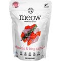The New Zealand Natural Pet Food Co. Meow Chicken​ & King Salmon Grain-Free Freeze-Dried Cat Food, 9-oz bag