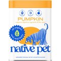 Native Pet Organic Pumpkin Fiber & Diarrhea Relief Powder Dog Supplement, 8-oz canister