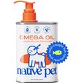 Native Pet Omega 3 Fish Oil Skin & Coat Health Dog Supplement, 8-oz bottle 