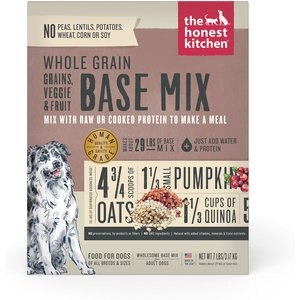 The Honest Kitchen Whole Grain, Veggie & Fruit Base Mix Dehydrated Dog Food, 7-lb box