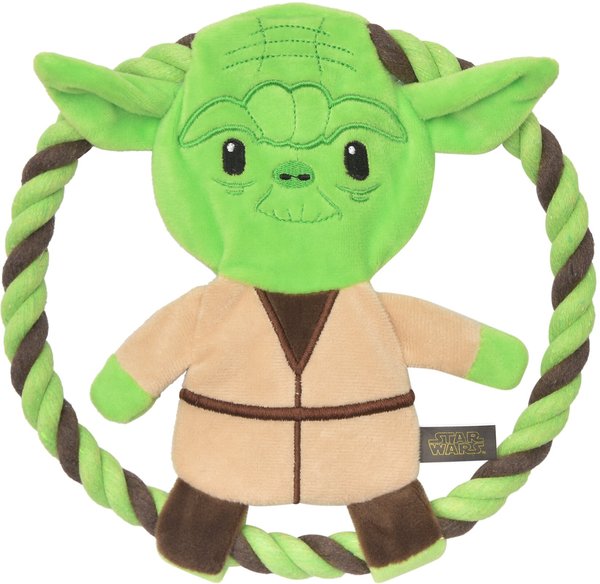 Fetch For Pets Star Wars Yoda Plush Rope Frisbee Dog Toy slide 1 of 5