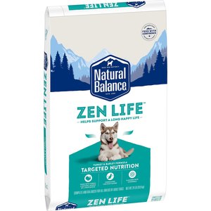 Natural Balance Zen Life Turkey & Barley Formula Dry Dog Food, 24-lb bag