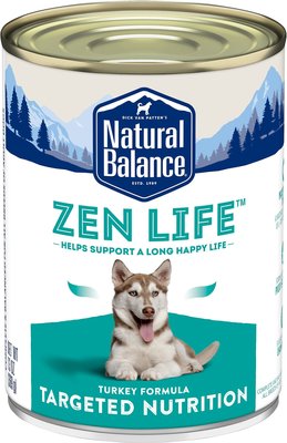 Natural Balance Zen Life Turkey Formula Wet Dog Food, 13-oz can, case of 12, slide 1 of 1