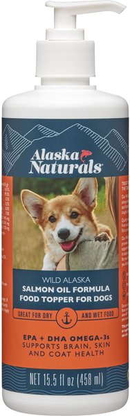 Alaska Naturals Wild Alaskan Salmon Oil Formula Dog Supplement, 15.5-oz bottle slide 1 of 3