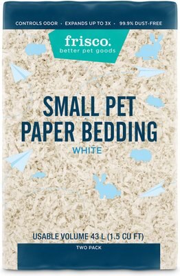 Frisco Small Pet Bedding, White, 2 pack, 43-L , slide 1 of 1
