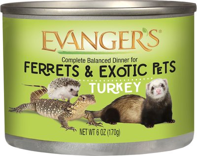 Evanger's Turkey Wet Ferret Food, 6-oz can, case of 12, slide 1 of 1