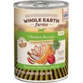 Whole Earth Farms Whole Grains Recipe Adult Canned Dog Food, 12.7-oz can, case of 12