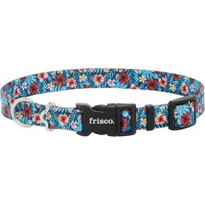 Frisco Hawaii Nights Dog Collar, MD - Neck: 14 – 20-in, Width: 3/4-in
