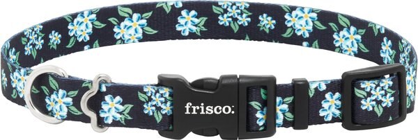 Frisco Evening Floral Dog Collar, SM - Neck: 10 – 14-in, Width: 5/8-in slide 1 of 4
