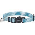 Frisco Blue Tie-Dye Cat Collar, 8-12 inches, 3/8-in wide