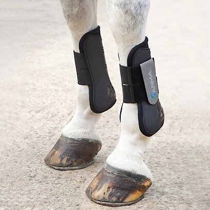 Shires Equestrian Products ARMA Tendon Horse Boots, Grey, Cob slide 1 of 2