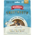 The Missing Link Smartmouth Dental Chews Small & Medium Breed Adult Dog Treats, 28 count