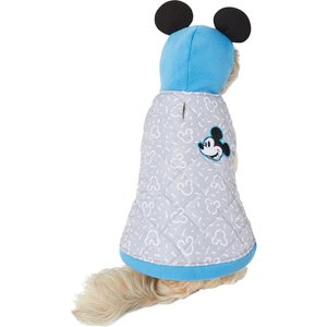 Disney Mickey Mouse Quilted Puffer Dog & Cat Coat, Small