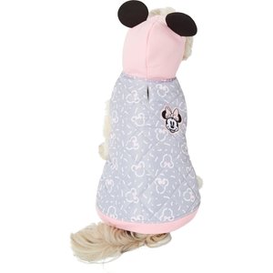 Disney Minnie Mouse Quilted Puffer Dog & Cat Coat, X-Large