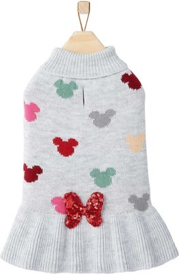Disney Minnie Mouse Confetti Dog & Cat Sweater Dress, slide 1 of 1