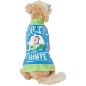 Pixar Toy Story Buzz Lightyear "Unite" Dog & Cat Sweater,  X-Small