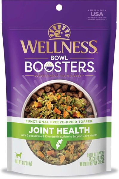 Wellness CORE Bowl Boosters Joint Health Adult Dry Dog Food Topper, 4-oz bag slide 1 of 10