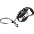 KONG Retractable Explore Reflective Retractable Dog Leash, Grey, Large: 24-ft long, 0.6-in wide