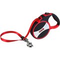 KONG Retractable Explore Reflective Retractable Dog Leash, Red, Large: 24-ft long, 0.6-in wide
