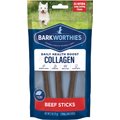 Barkworthies 95% Collagen Beef Sticks Dog Treats, 6-in, 3 count