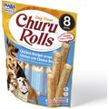 Inaba Churu Rolls Chicken with Cheese Recipe Grain-Free Soft & Chewy Dog Treats, 0.42-oz, pack of 8