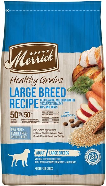 Merrick Healthy Grains Large Breed Recipe Dry Dog Food, 30-lb bag slide 1 of 10