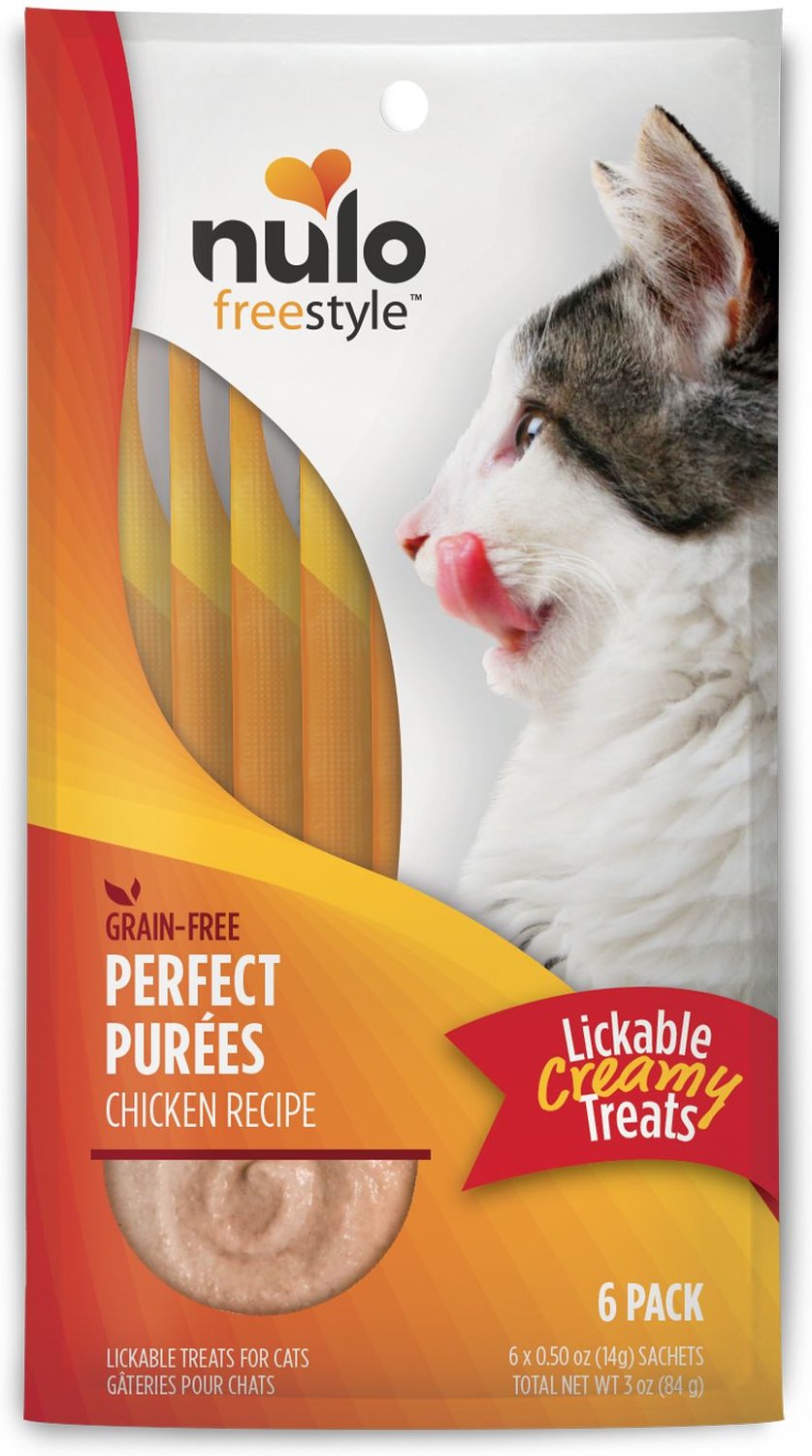 NULO Freestyle Perfect Purees Chicken Recipe GrainFree Lickable Cat