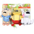 Fetch For Pets Nickelodeon Rocko's Modern Life: Rocko, Spunky, Heffer Squeaky Plush Dog Toys, 3 count