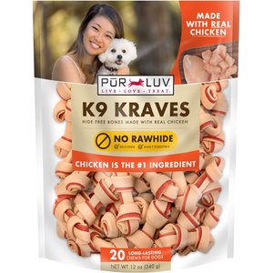 Pur Luv K9 Kraves Chicken Dog Treats, 12-oz bag