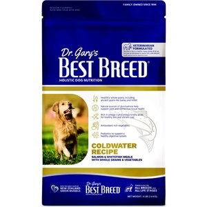 Dr. Gary's Best Breed Holistic Coldwater Recipe Dry Dog Food, 4-lb bag