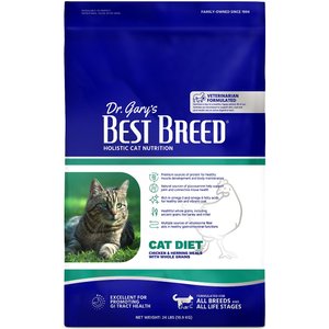 Dr. Gary's Best Breed All Life Stages Dry Cat Food, 24-lb bag