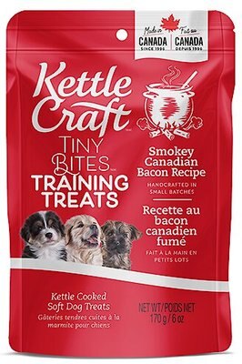 Kettle Craft Tiny Bites Smokey Canadian Bacon Recipe Dog Training Treats, slide 1 of 1