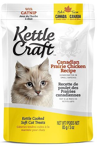 Kettle Craft Canadian Prairie Chicken Recipe Cat Treats, 3-oz bag slide 1 of 2