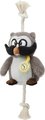 Frisco Magic Owl Plush with Rope Squeaky Dog Toy